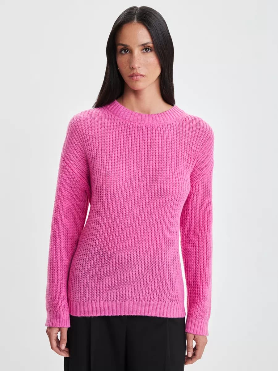 Джемпер вязаный кофта прозрачная трикотаж