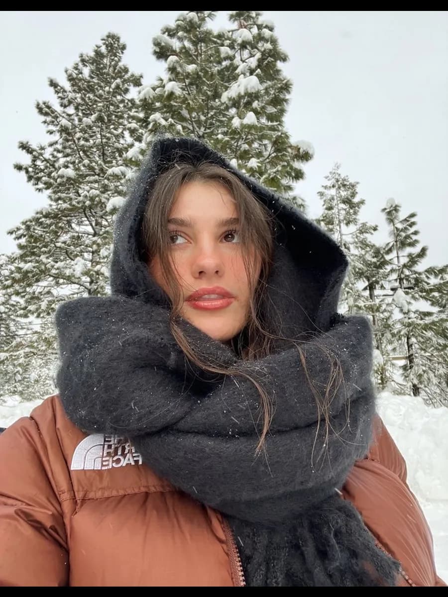 Шарф теплый зимний - фото 1