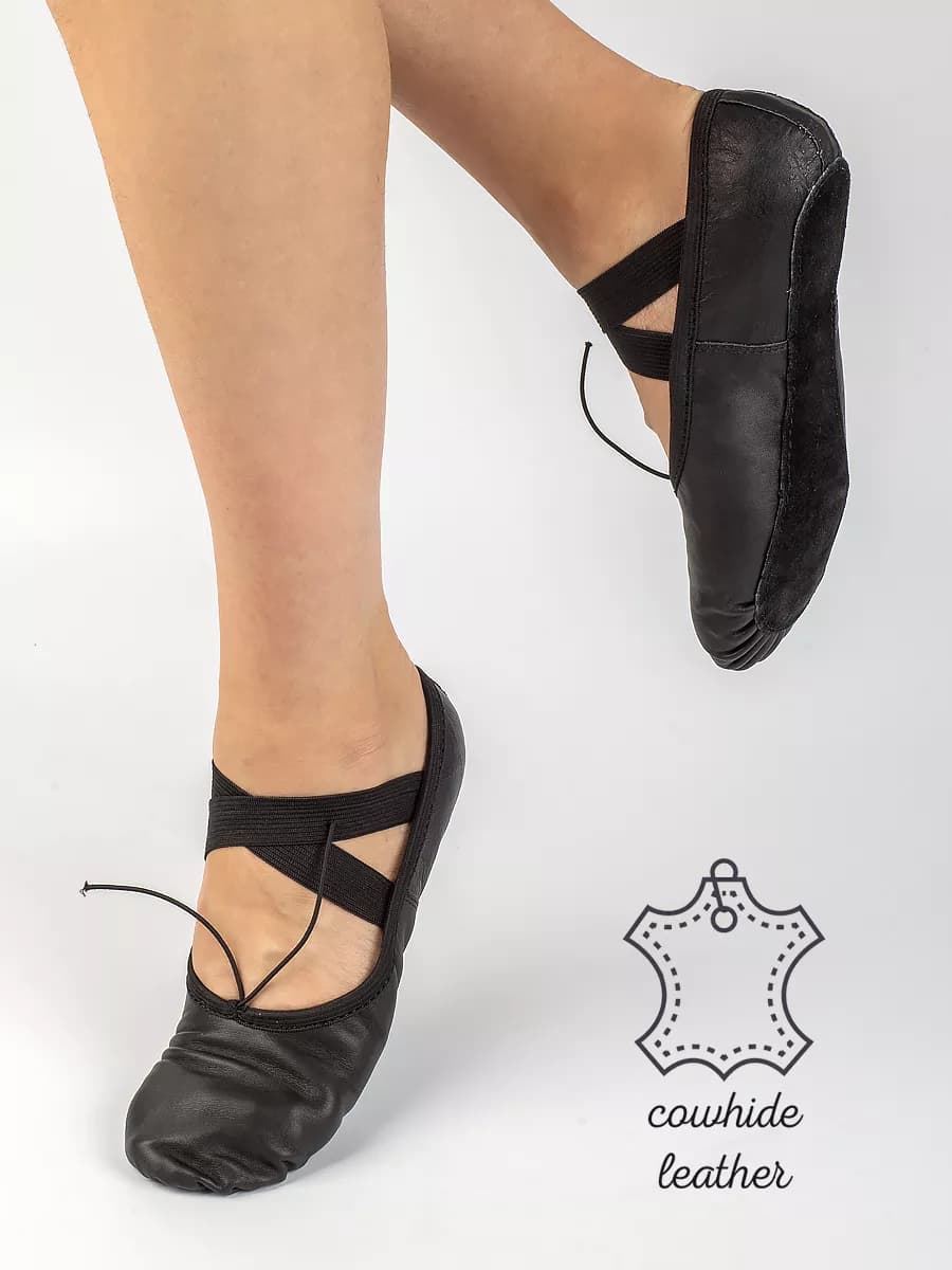 Балетки из натуральной кожи (cowhide leather)