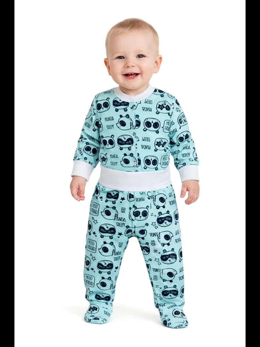 Комплект для новорожденного ползунки и кофточка хлопок