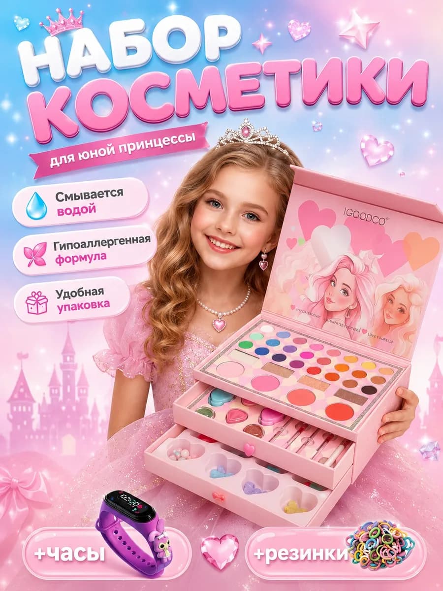 Детская декоративная косметика для девочек