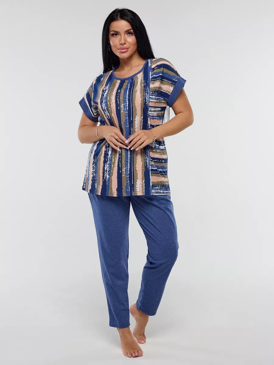 Костюм повседневный домашний с брюками