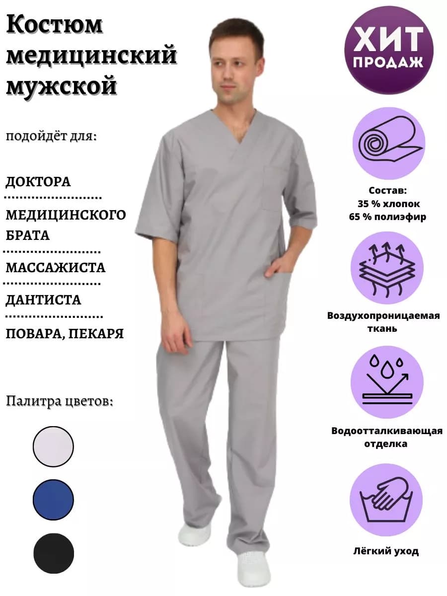 Костюм хирургический медицинский