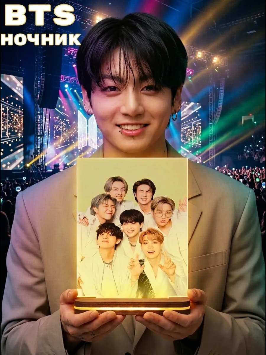 Ночник BTS подарок