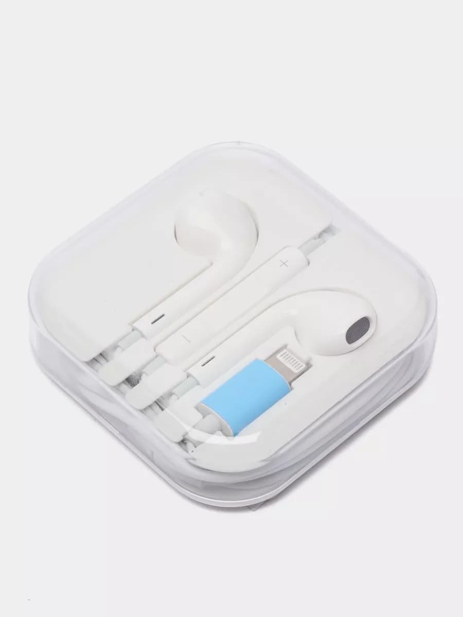 Проводные наушники с микрофоном для iPhone