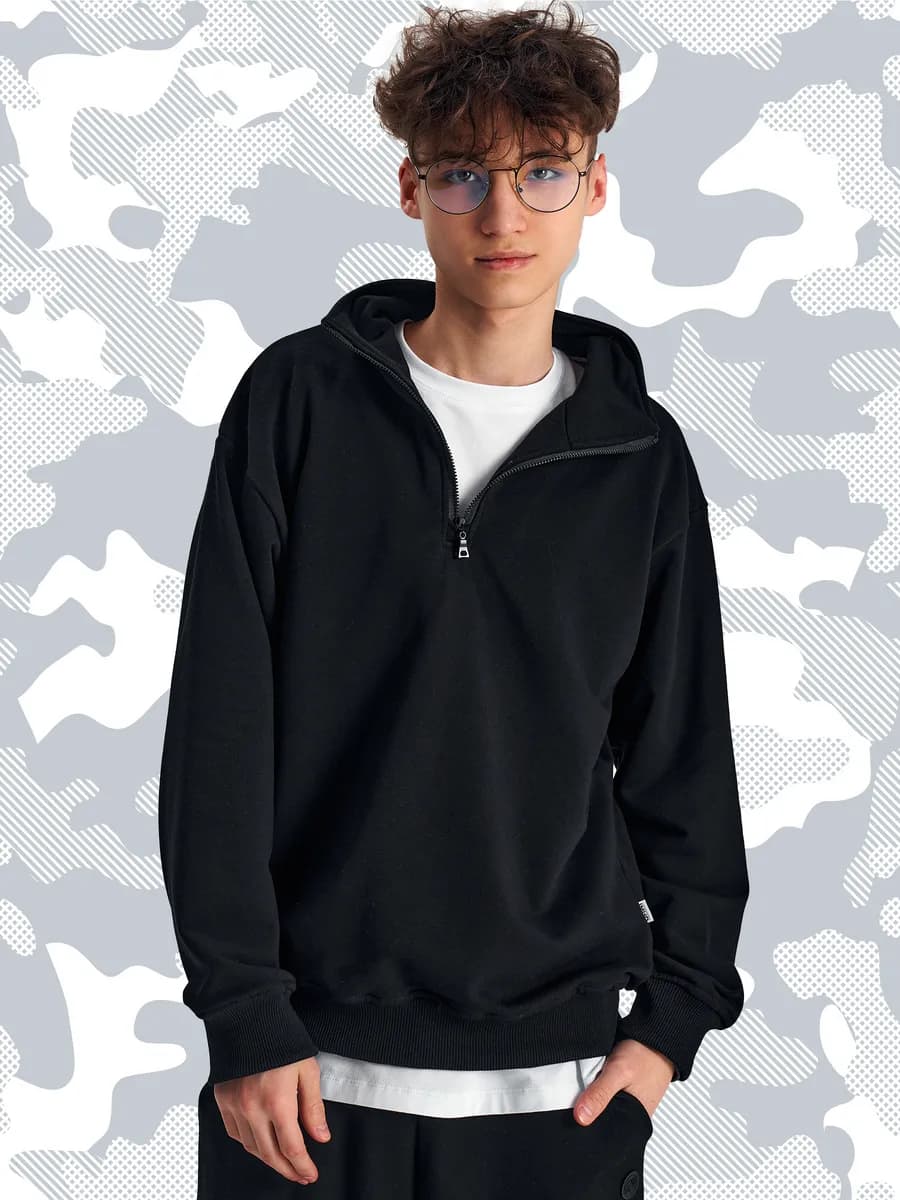 Толстовка для мальчика подростка олимпийка на молнии