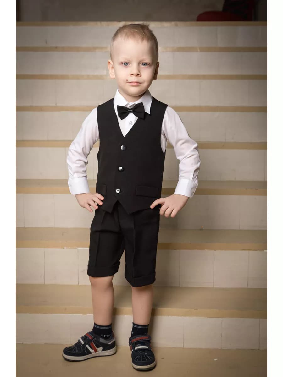 Шорты черные к новогоднему костюму на утренник