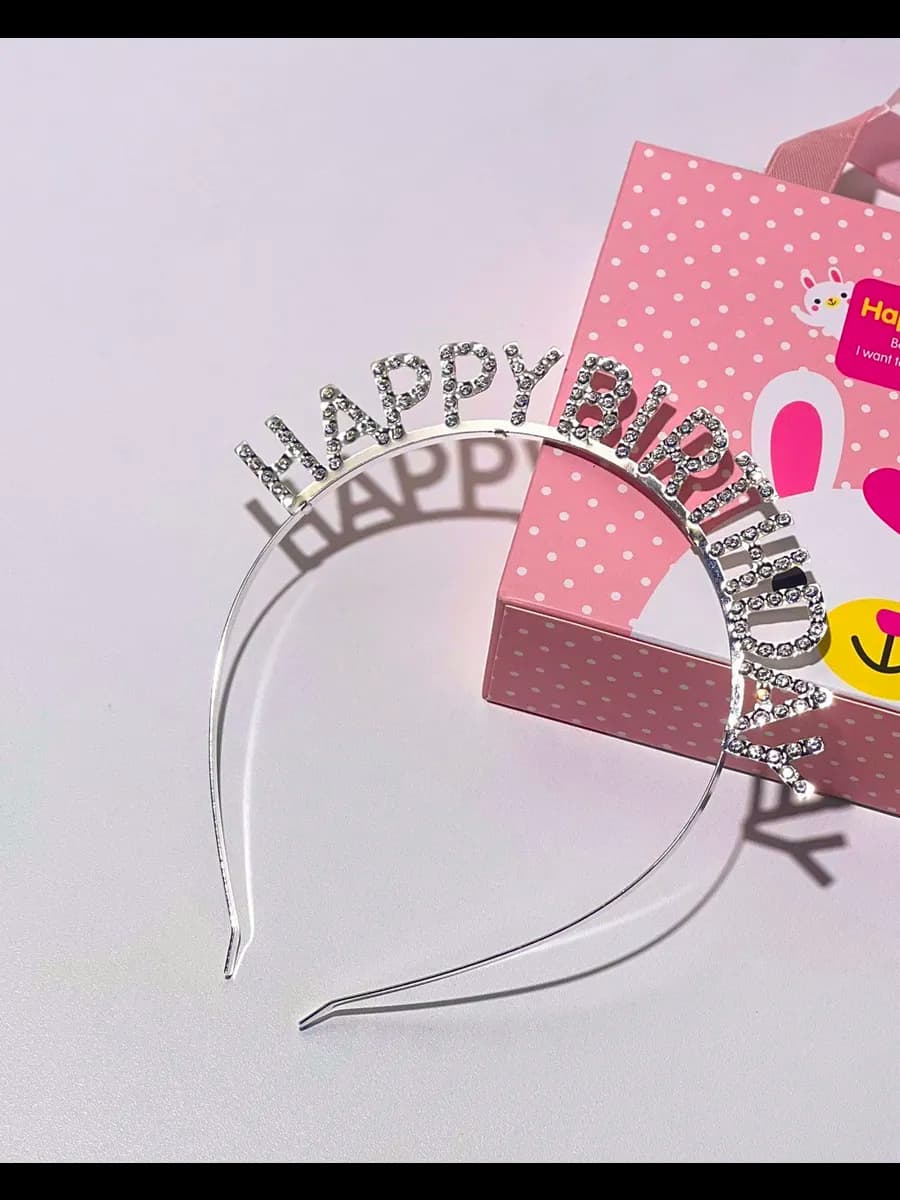 Ободок для волос День рождения Happy Birthday