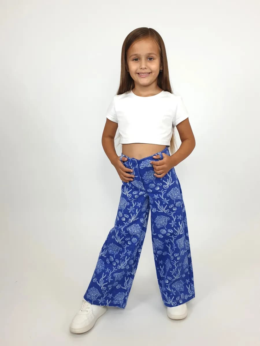 Брюки детские широкие в садик и школу