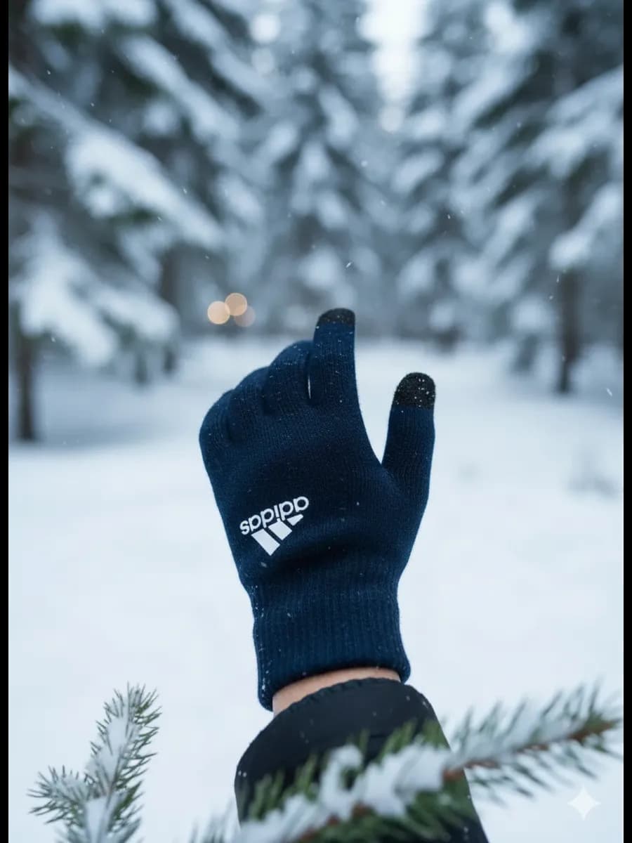 перчатки зимние трикотажные Adidas