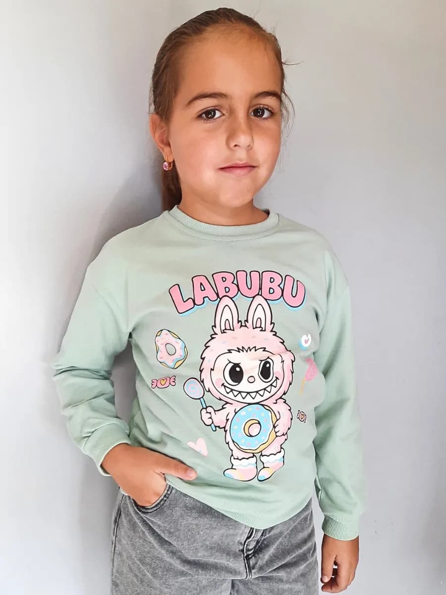 Свитшот с принтом Лабубу Labubu