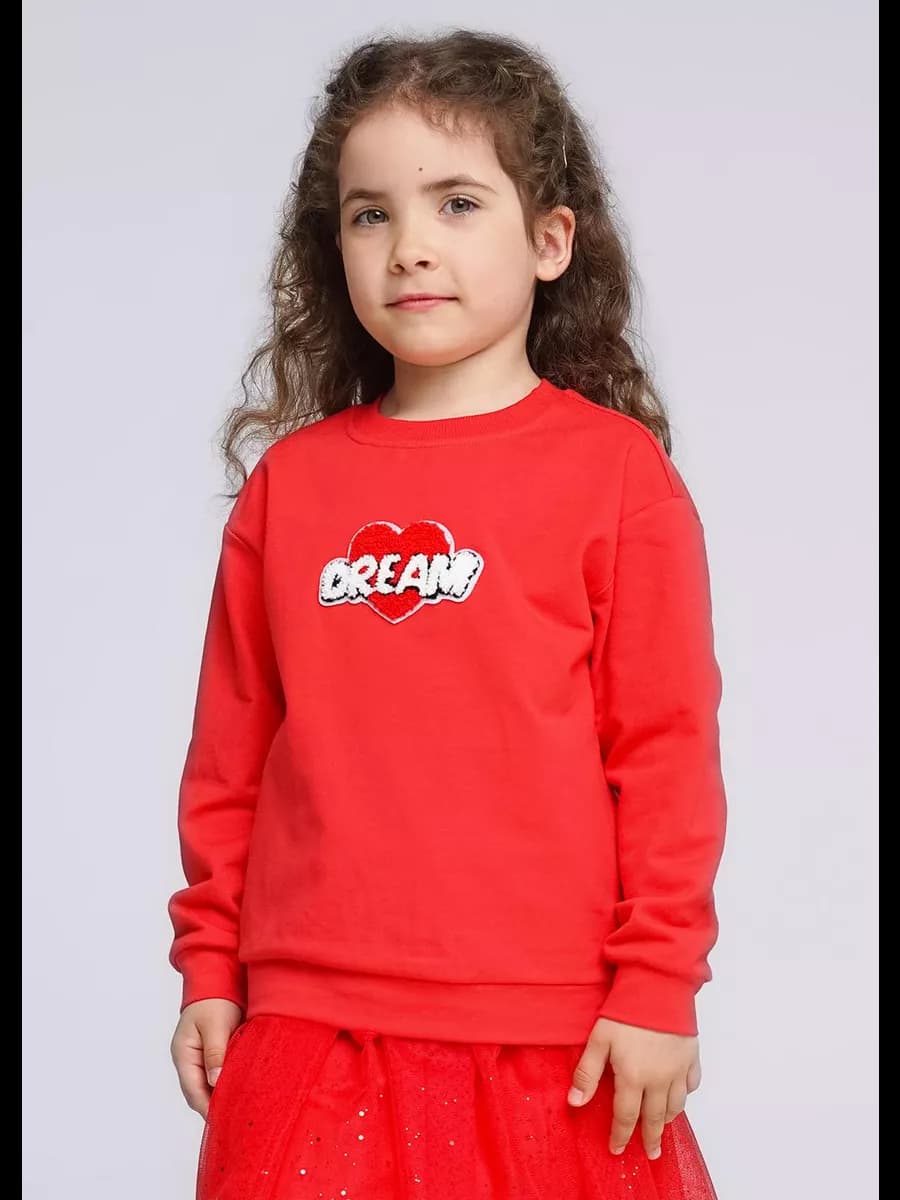 Худи для девочки хлопок оверсайз