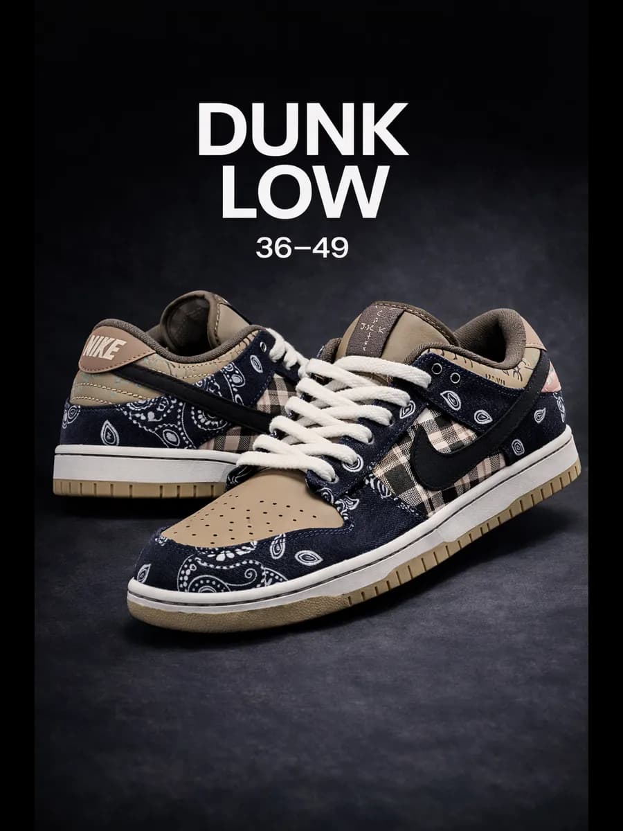Кроссовки мужские Travis Scott x SB Dunk Low