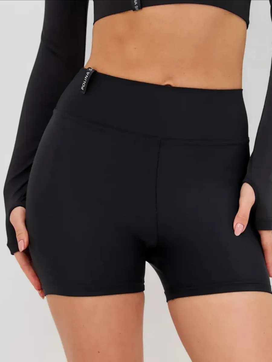 Шорты спортивные для фитнеса обтягивающие велосипедки