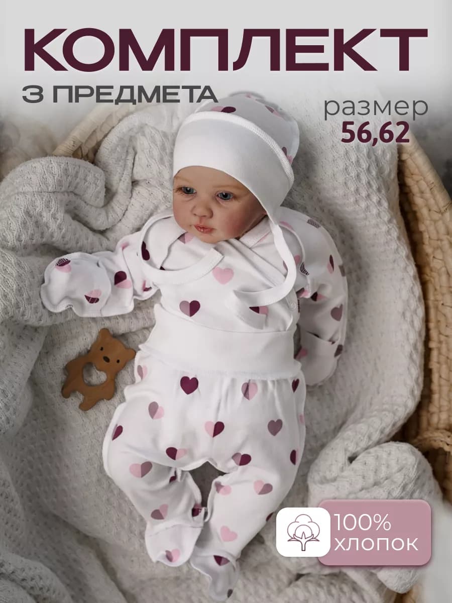 Комплект нательный для новорожденных