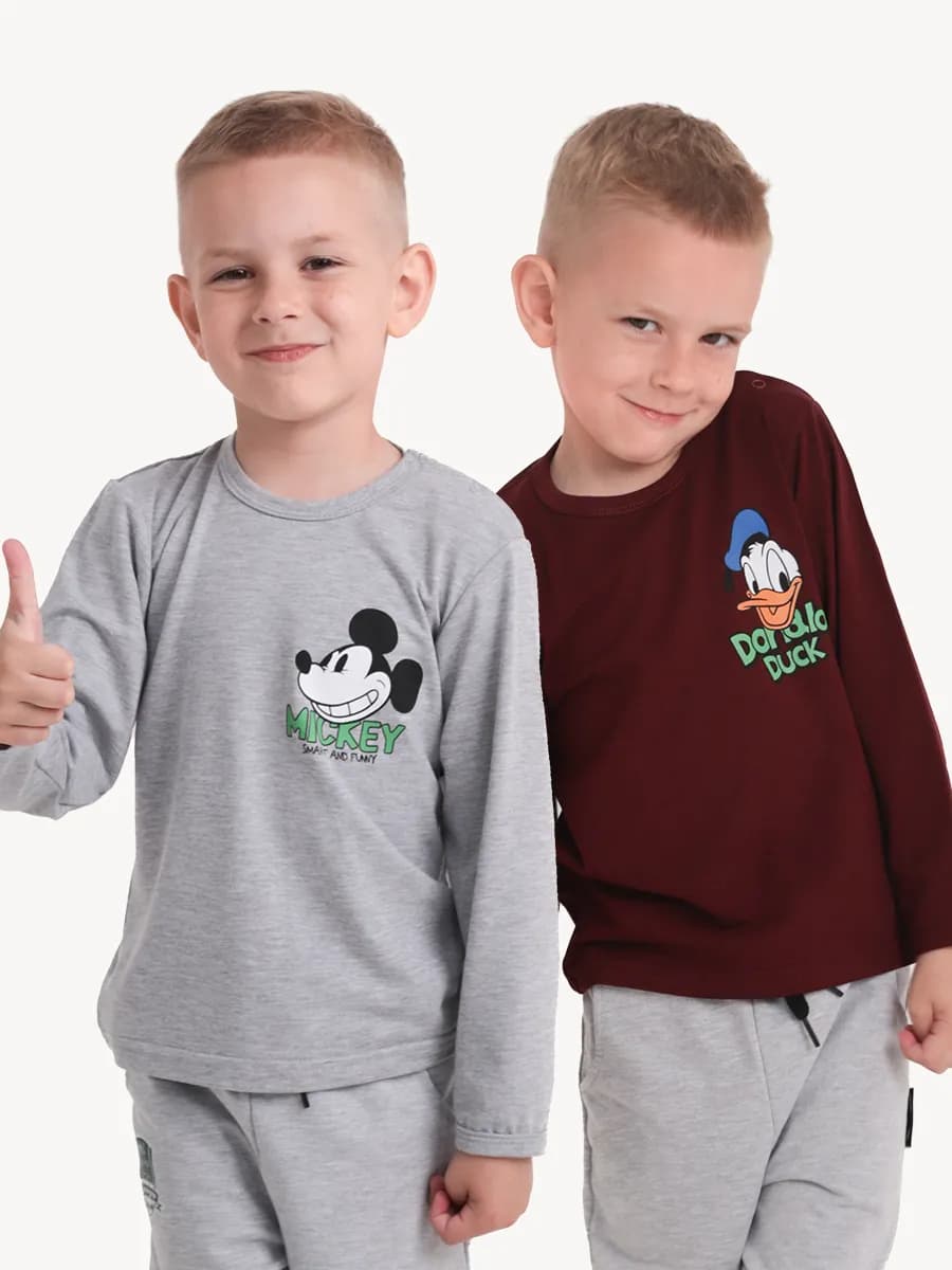 Лонгслив для мальчика в садик 2шт