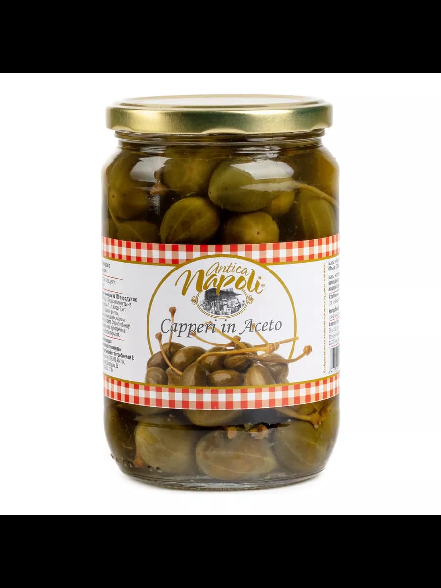 Каперсы с ножкой с уксусом, 690г