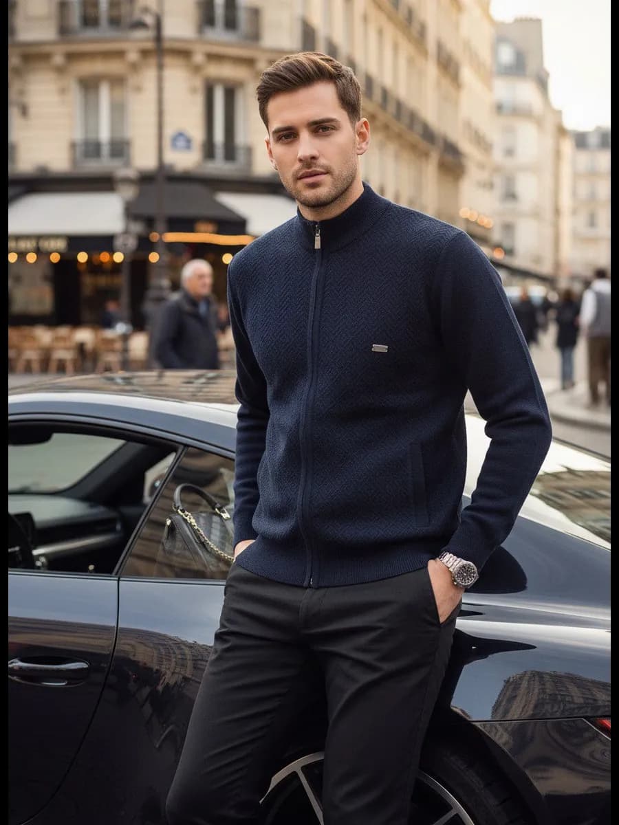 кардиган на молнии