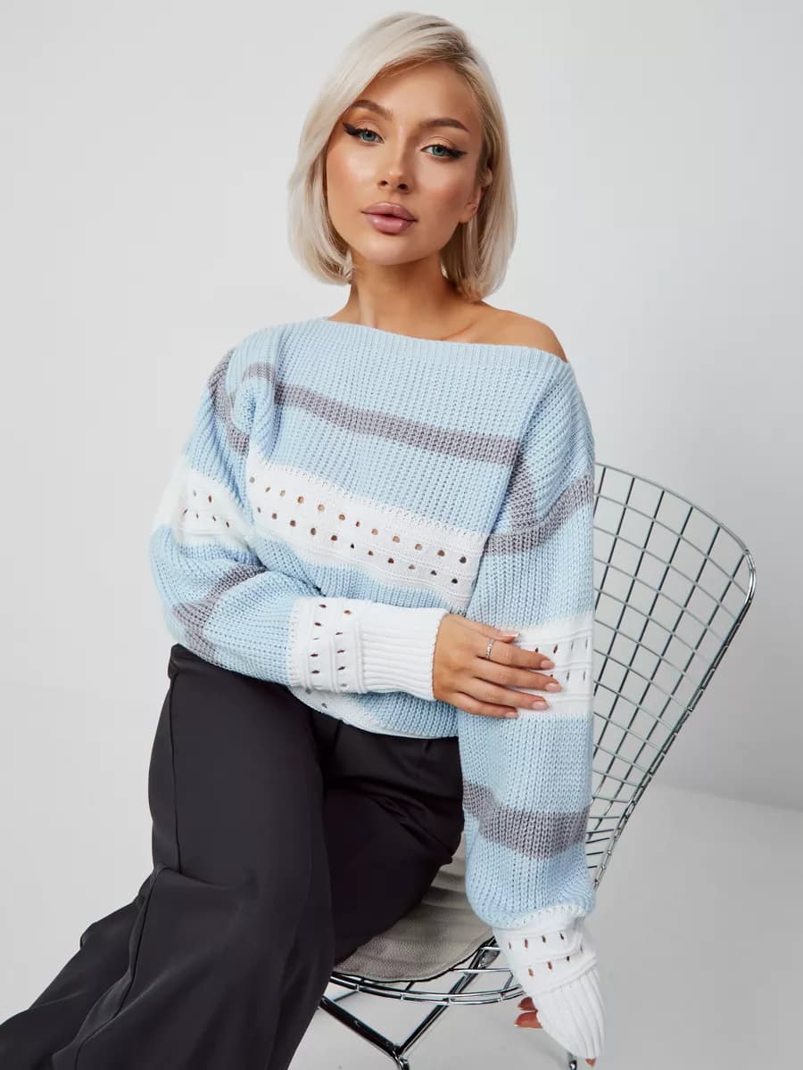 Джемпер в полоску