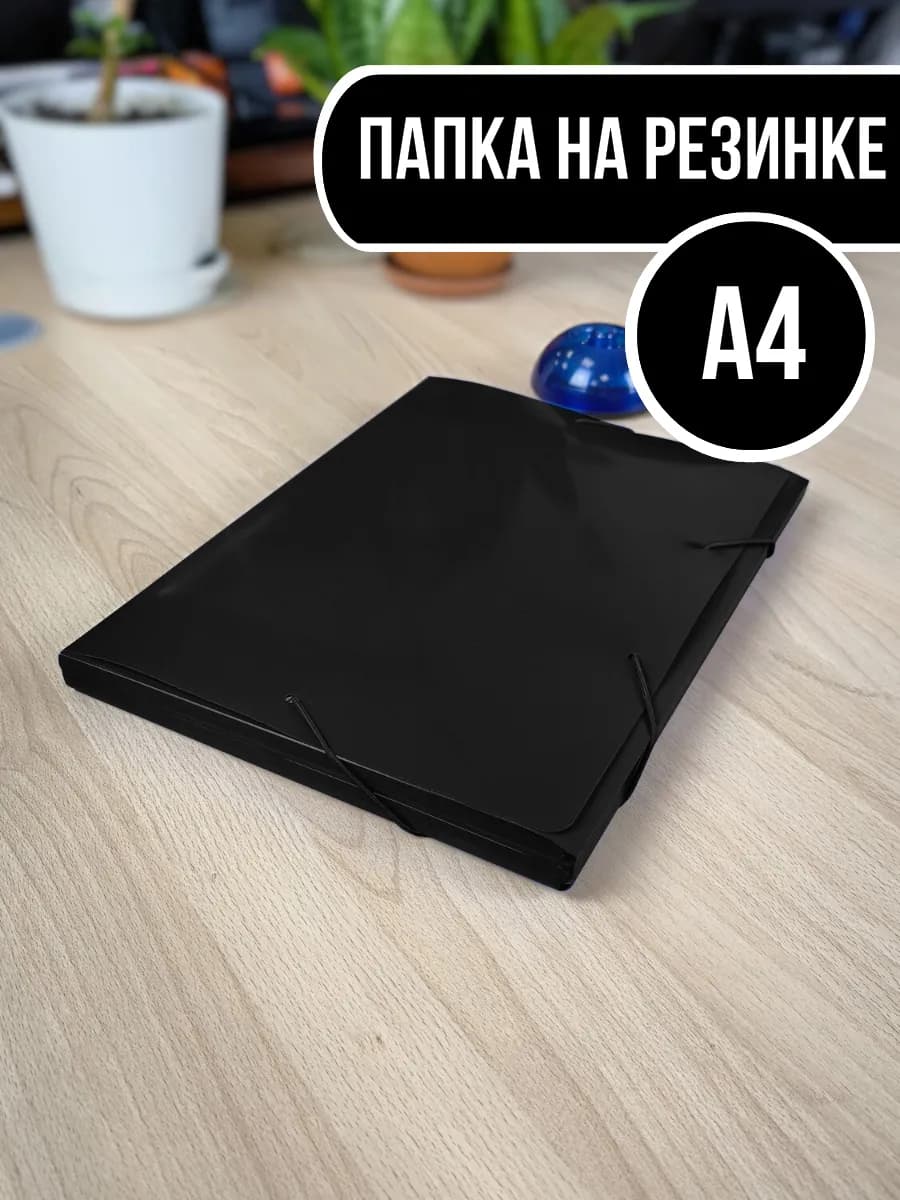 Папка на резинке для документов А4