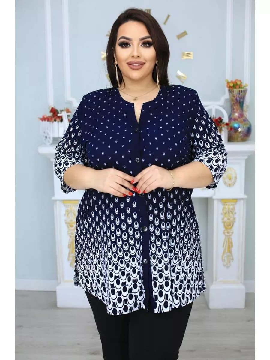 Стильная туника больших размеров