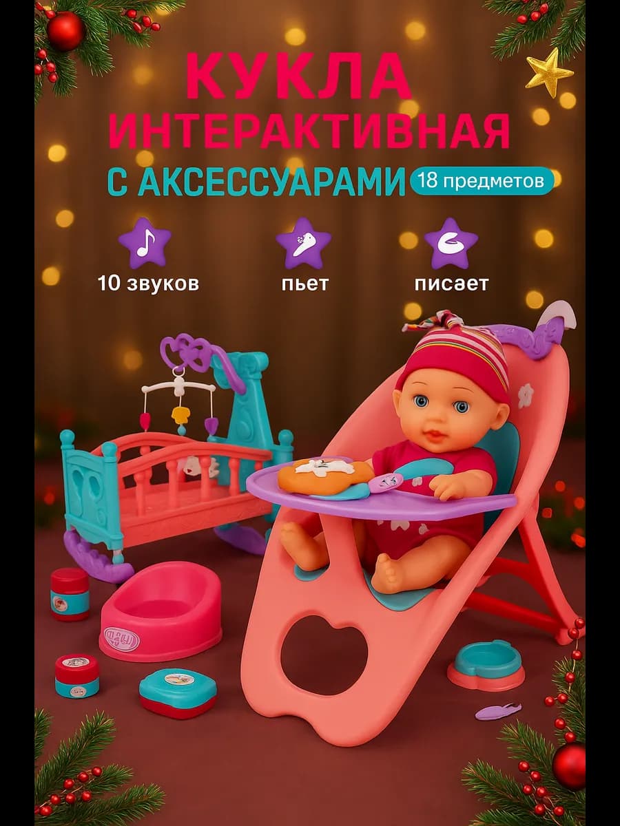 Кукла для девочки с аксессуарами