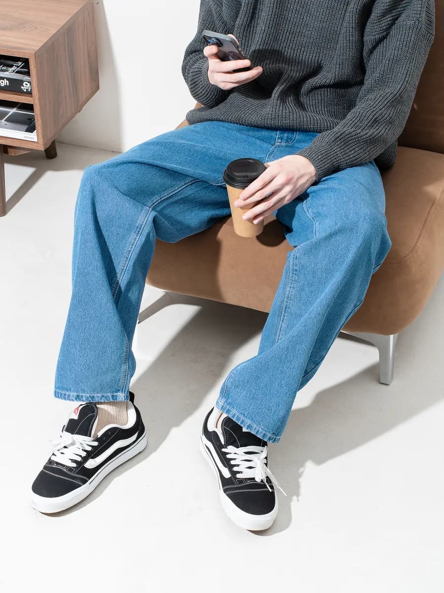 Джинсы Loose Fit Embroidered sk8