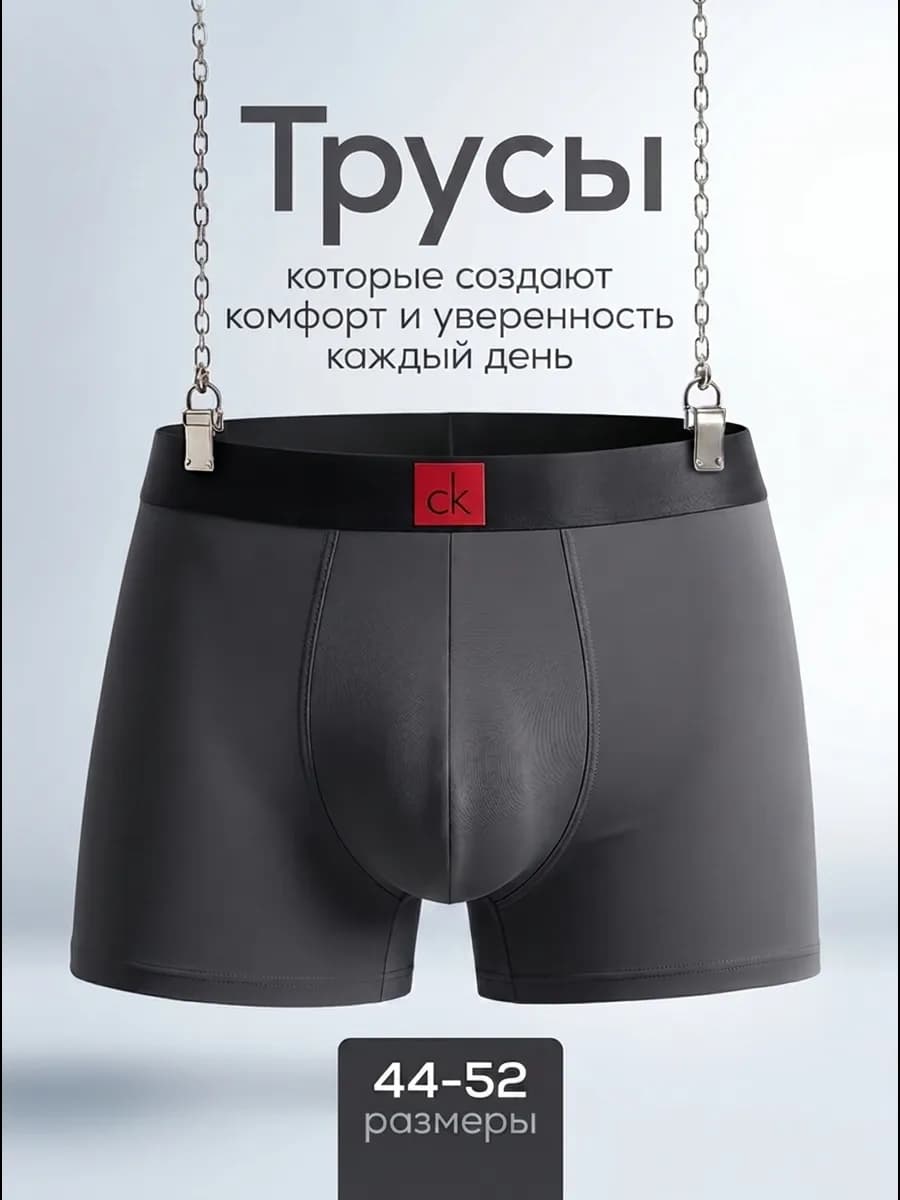 Трусы боксеры бесшовные модал хлопок Calvin Klein