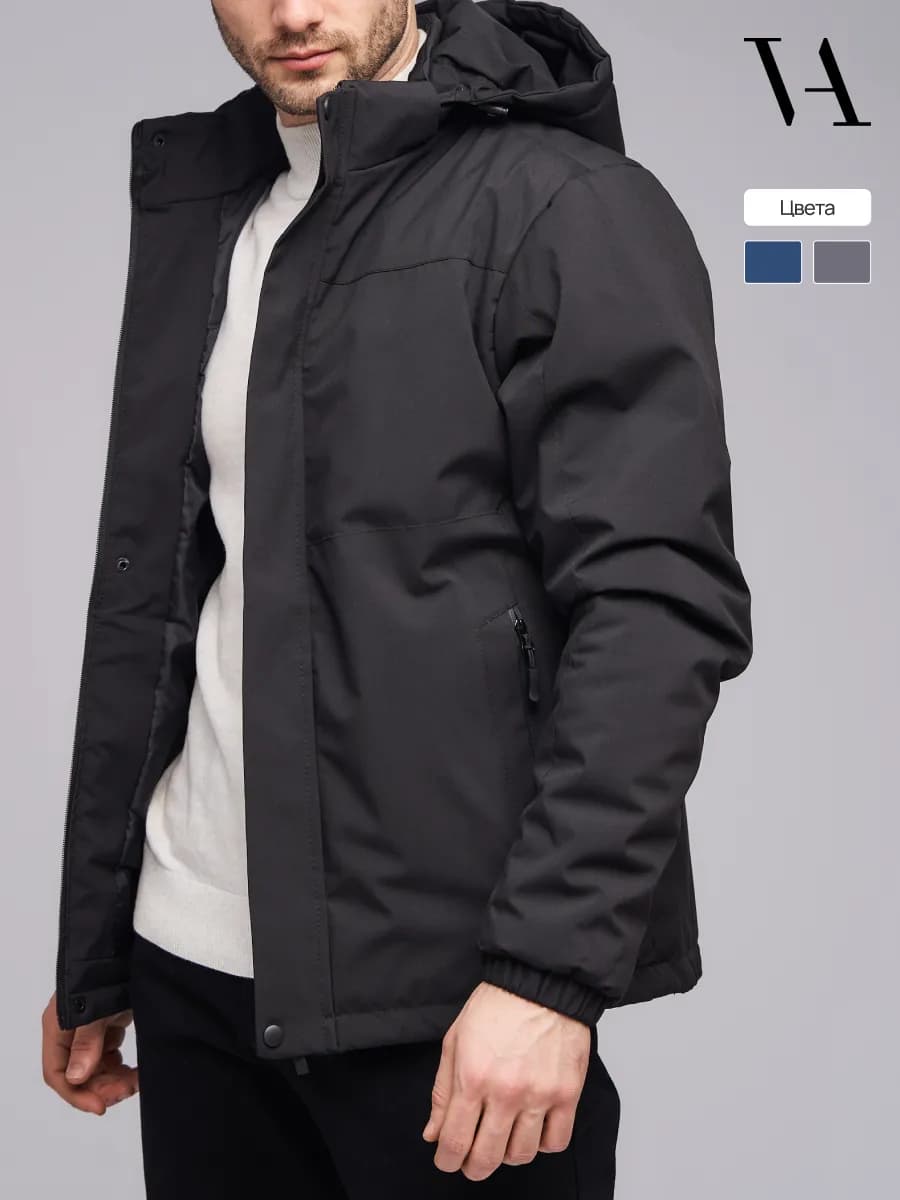Куртка демисезонная с капюшоном