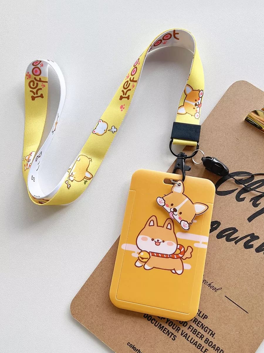 Бейдж для пропуска на ленте Корги