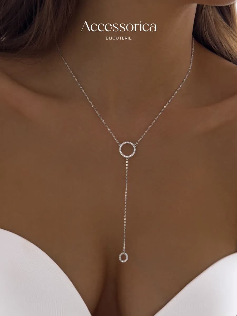 Колье на шею бижутерия колье галстук длинное Accessorica