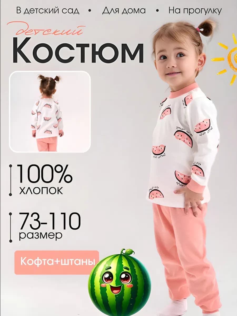 Костюм детский кофта и штаны