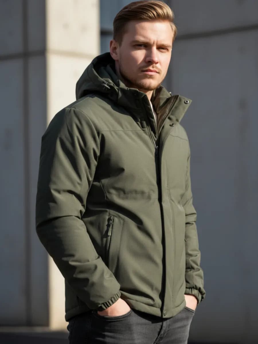 Куртка демисезонная с капюшоном ветровка