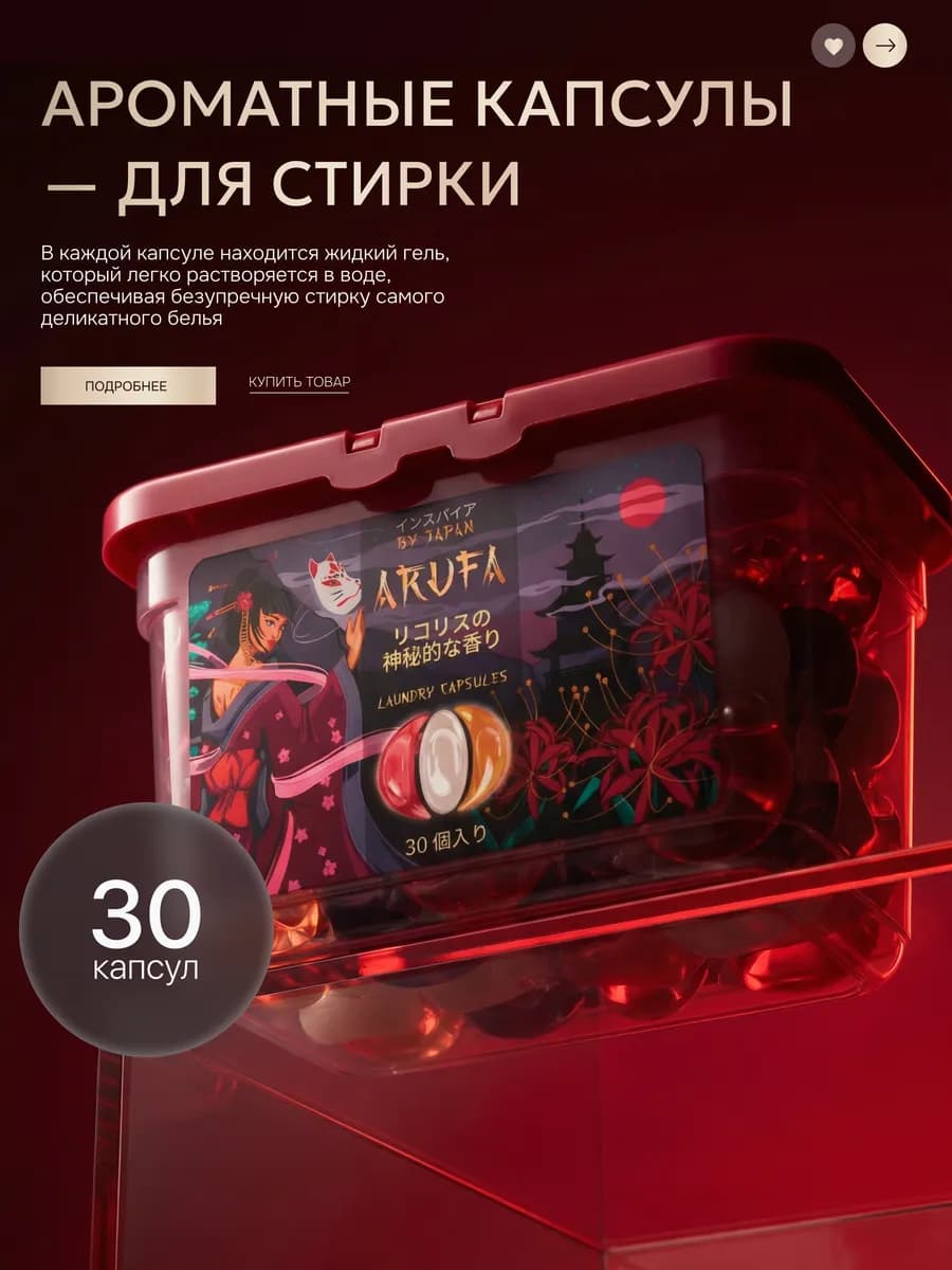 Капсулы для стирки белья