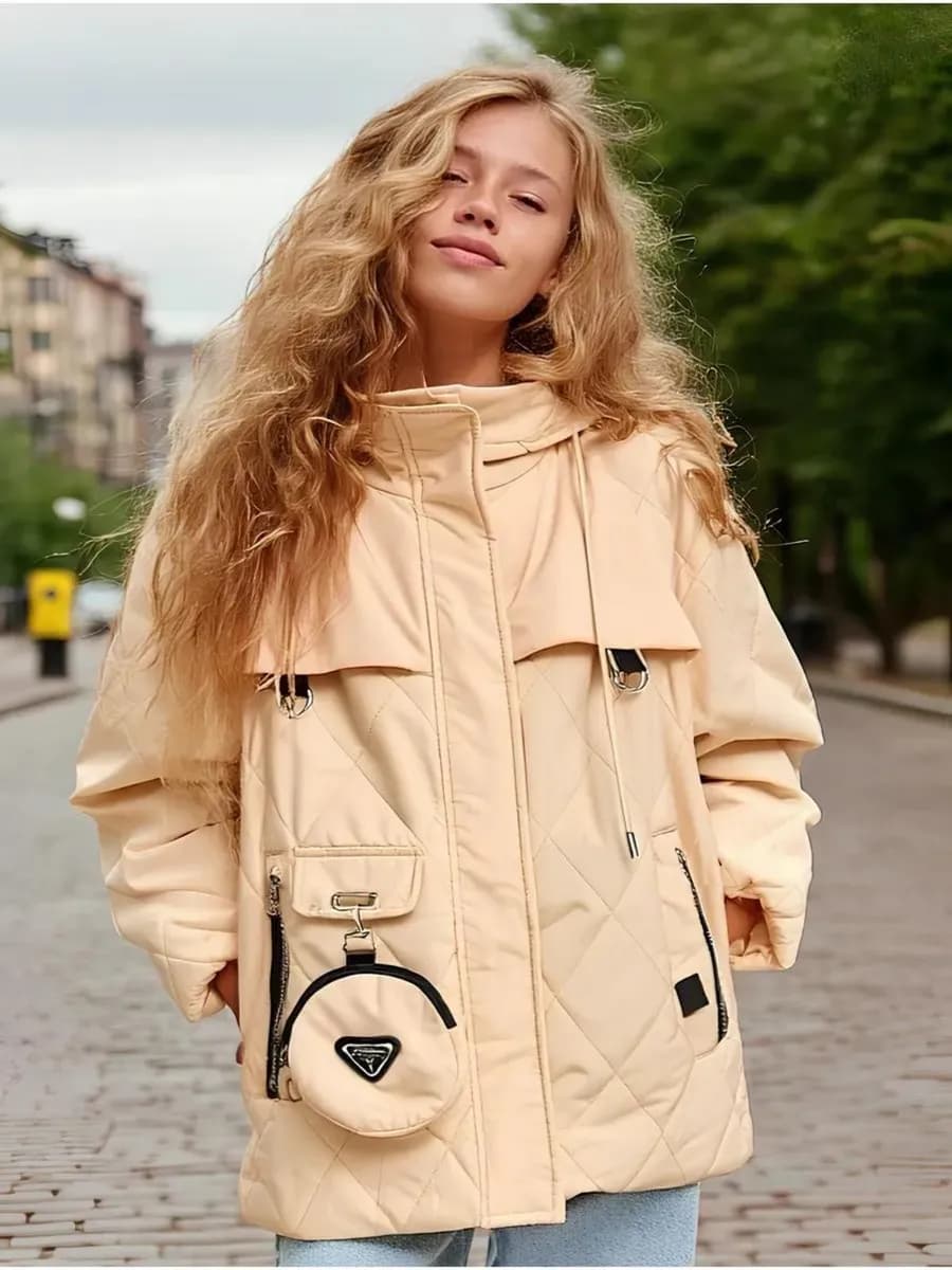 Куртка демисезонная детская для подростка утепленная