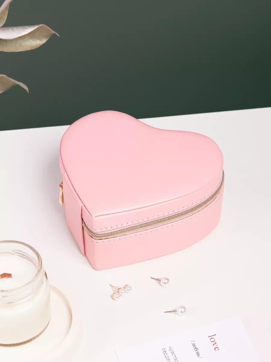 Шкатулка сердце для украшений и хранения для девочки