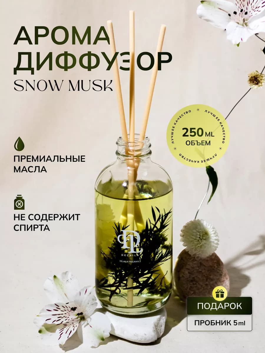 Диффузор для дома с палочками парфюмированный 250 мл