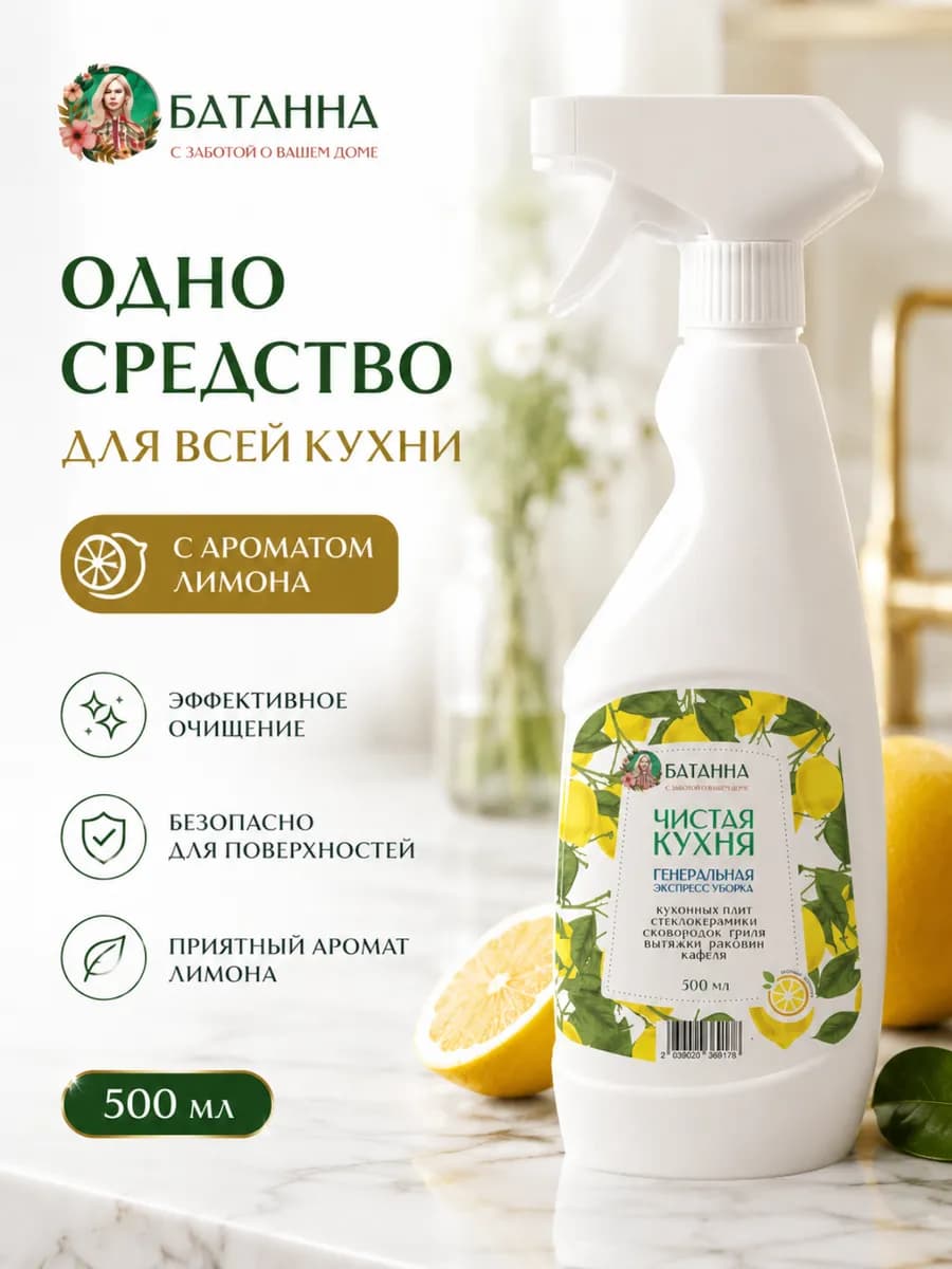Чистящее средство для кухни от жира спрей для уборки антижир