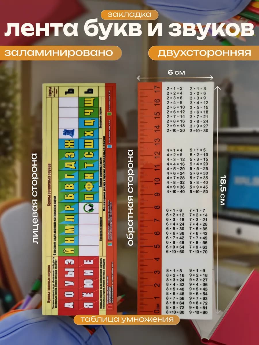 Лента букв и звуков для начальной школы