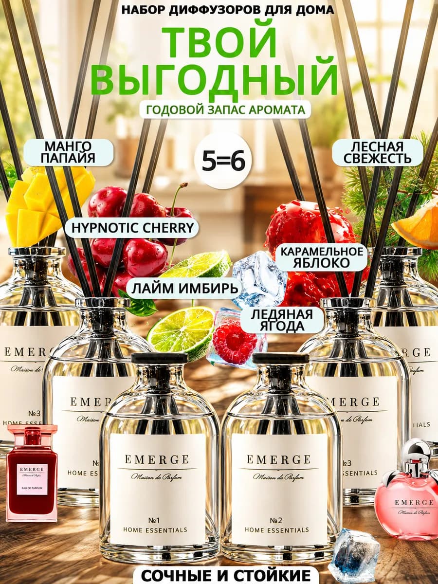 Диффузор для дома с палочками набор
