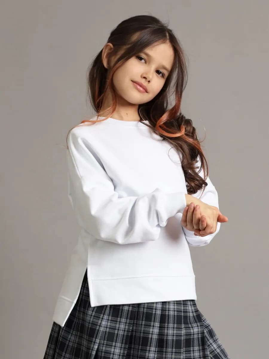 Свитшот оверсайз джемпер без начеса