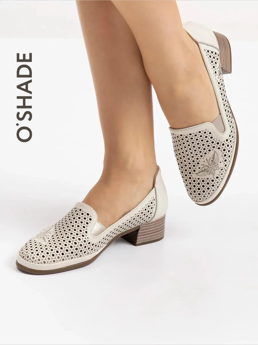 Туфли летние женские натуральная кожа - фото 1