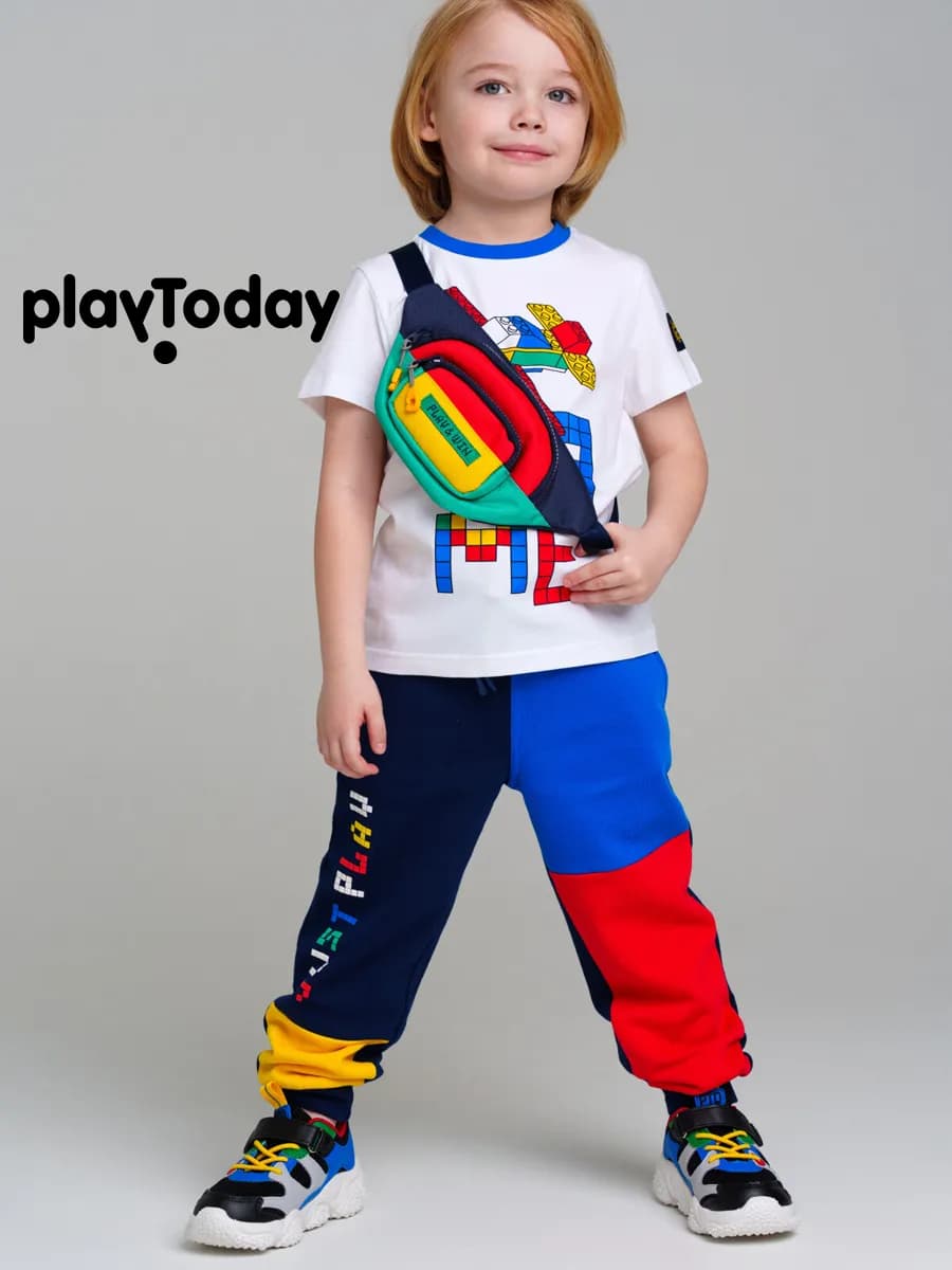 Брюки на резинке без начеса детские в садик