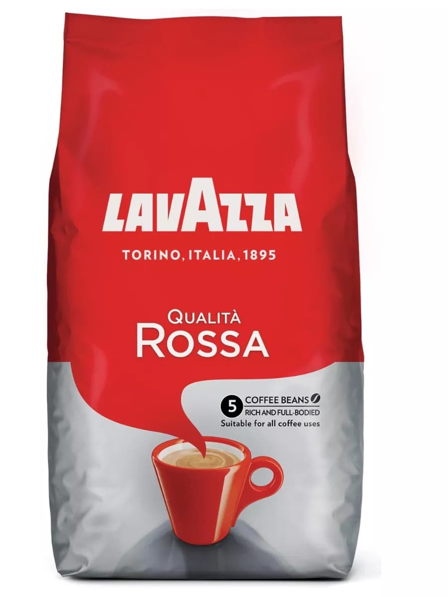Кофе в зернах Лаваца Rossa 1000 гр