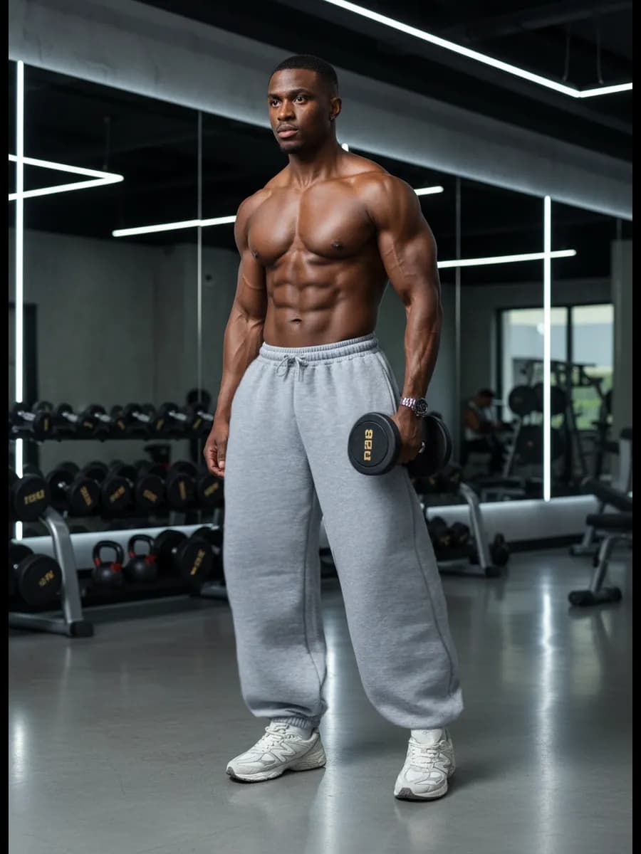 Спортивные штаны джоггеры трико широкие оверсайз для танцев