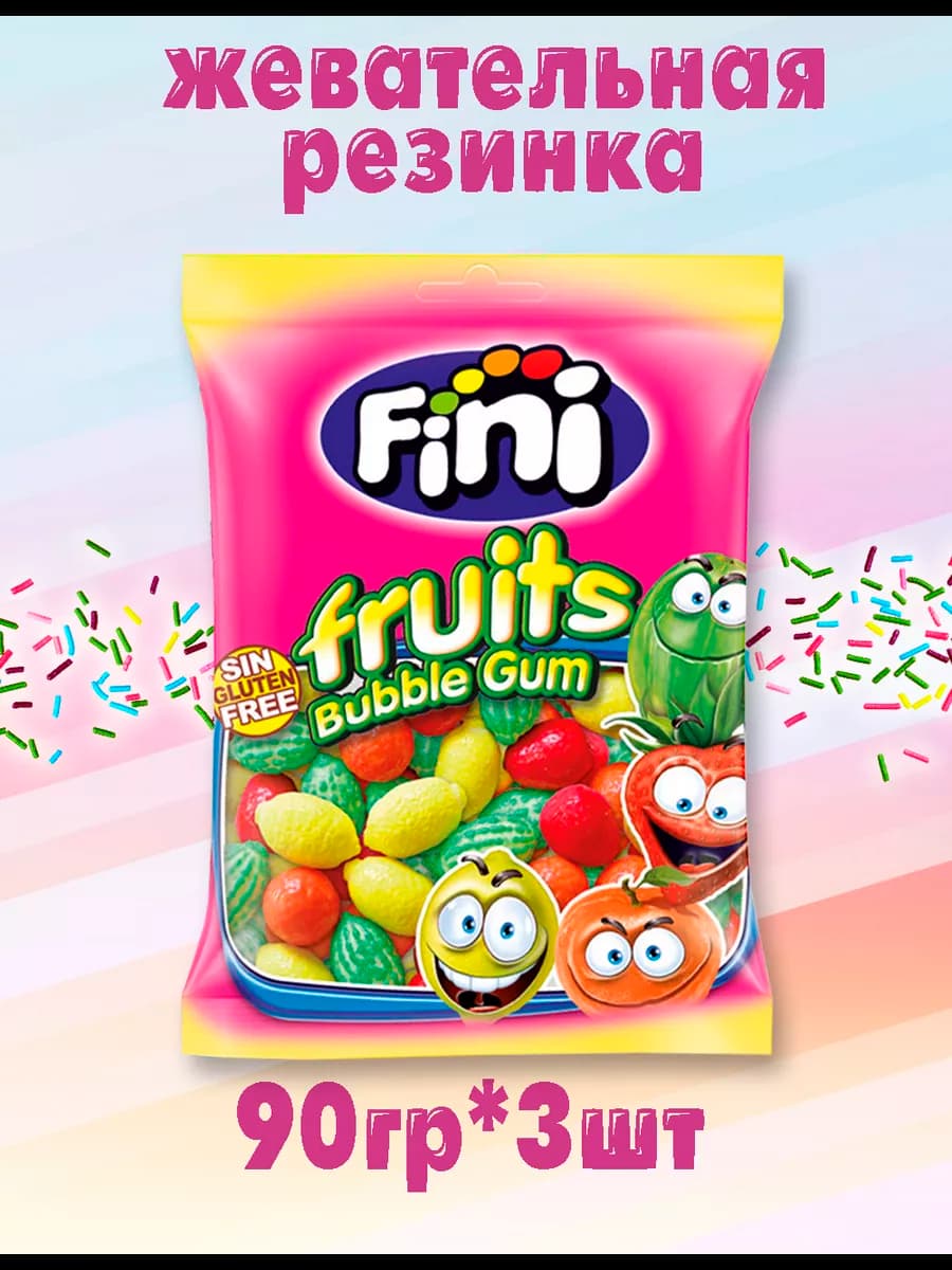 Фруктовый салат жвачка 90гр