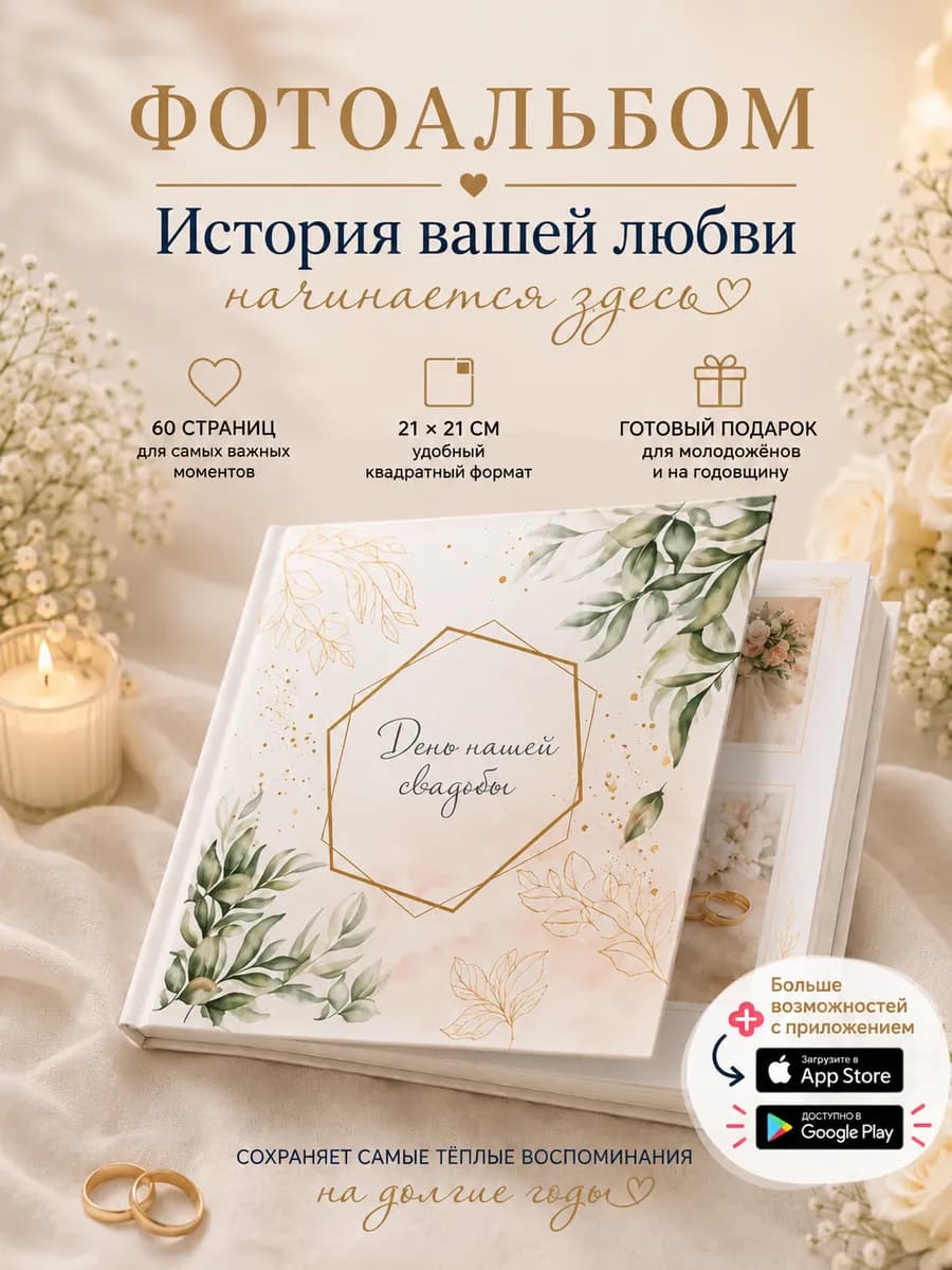 Альбом для свадебных фотографий фотоальбом семейный