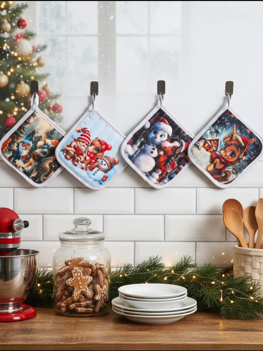 Прихватки кухонные подарочные