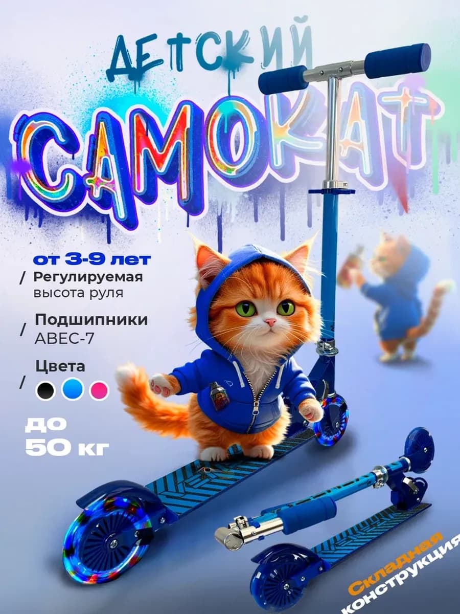 Самокат детский двухколесный