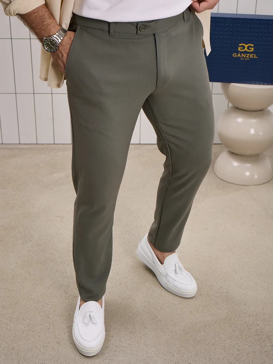 Брюки зауженные